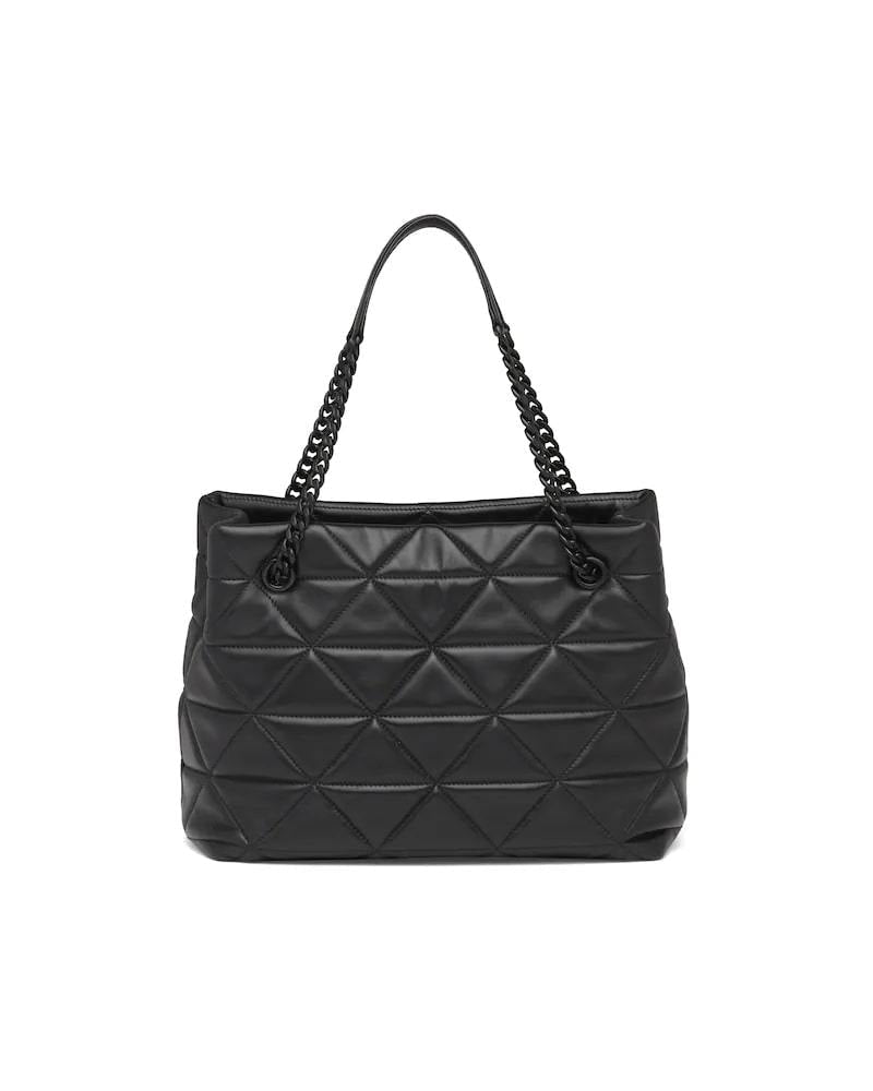 Prada Quilted Nappa Tote, Geometric Spectrum Bag