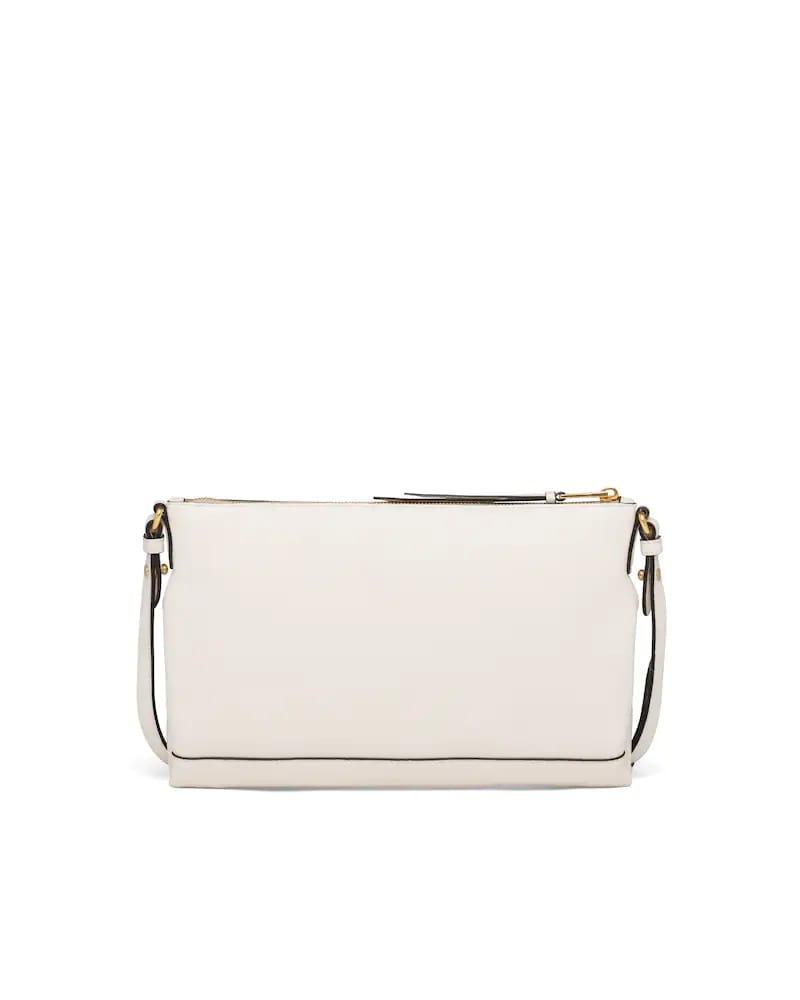 Prada Leather Shoulder Bag, Calf Leather, 30cm Width