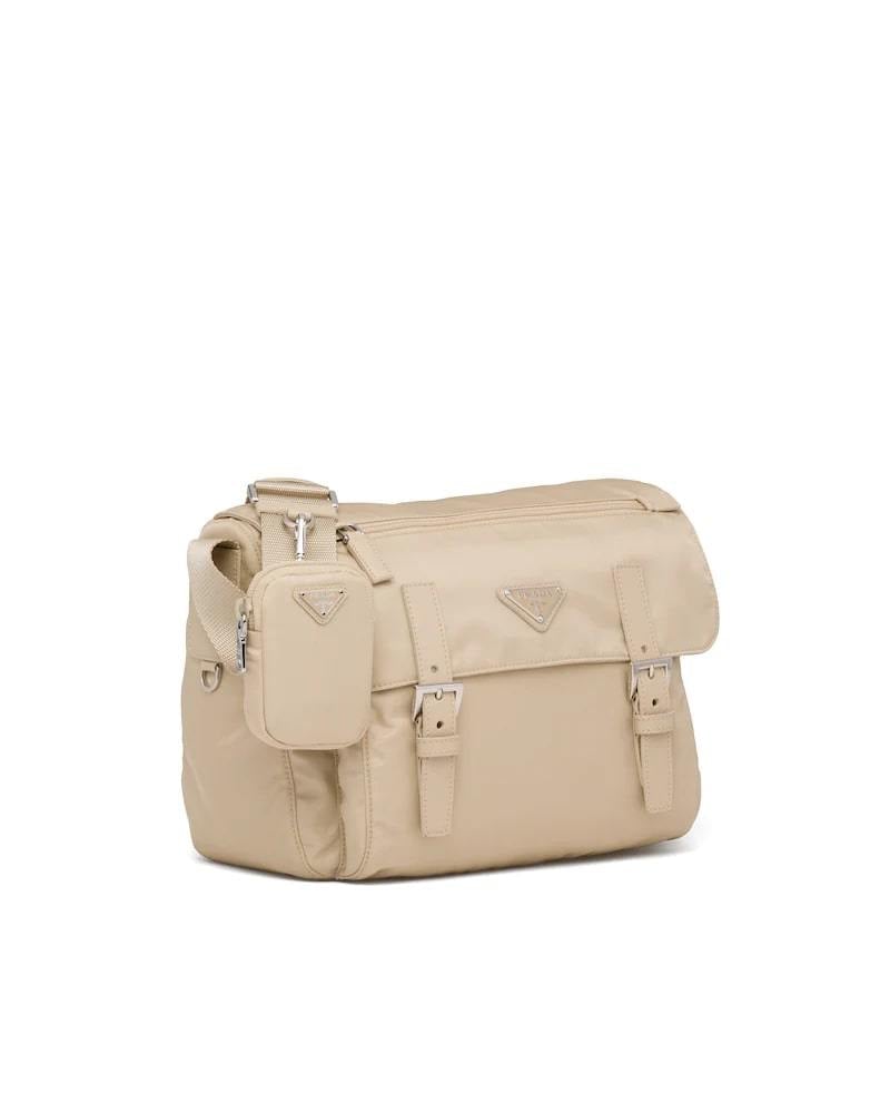 Prada Re-Nylon Bag, Shoulder, Detachable Pouch, 27cm