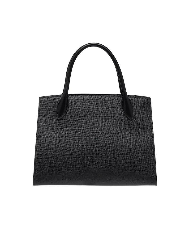 Prada Monochrome Bag, Medium Saffiano Leather, Gold Hardware