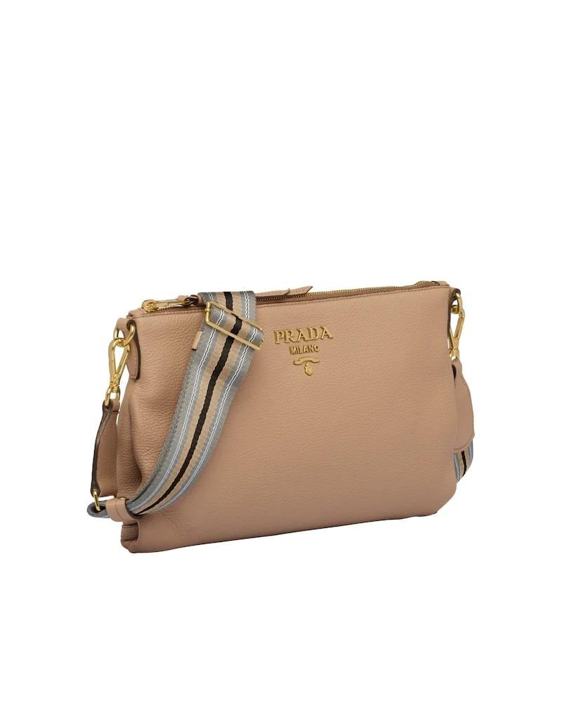 Prada Leather Shoulder Bag, Calf Leather, 30cm Width