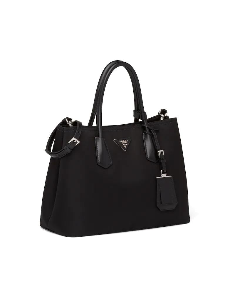 Prada Double Bag, Nylon Saffiano Leather, 33cm Width