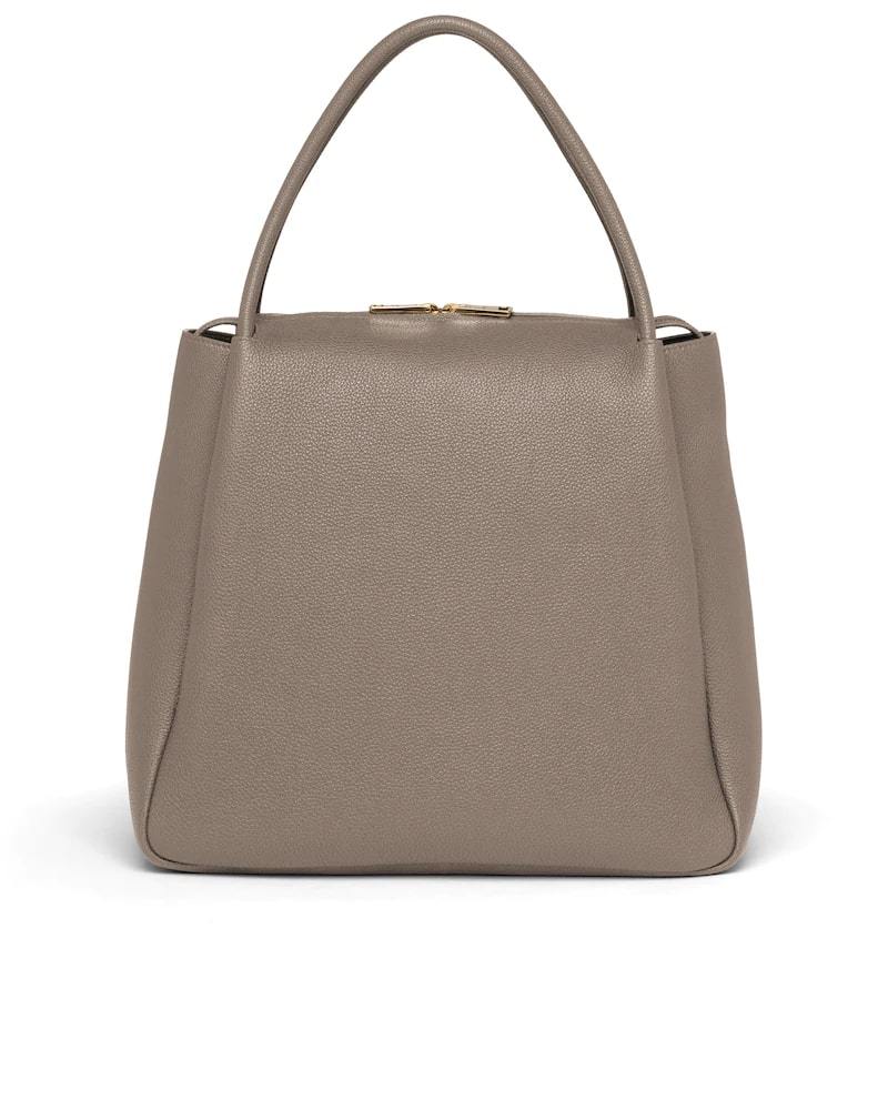 Prada Leather Handbag Medium, Calfskin, Zipper Closure
