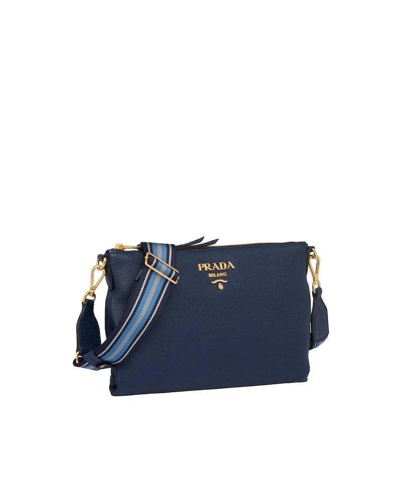 Prada Leather Shoulder Bag, Calf Leather, 30cm Width