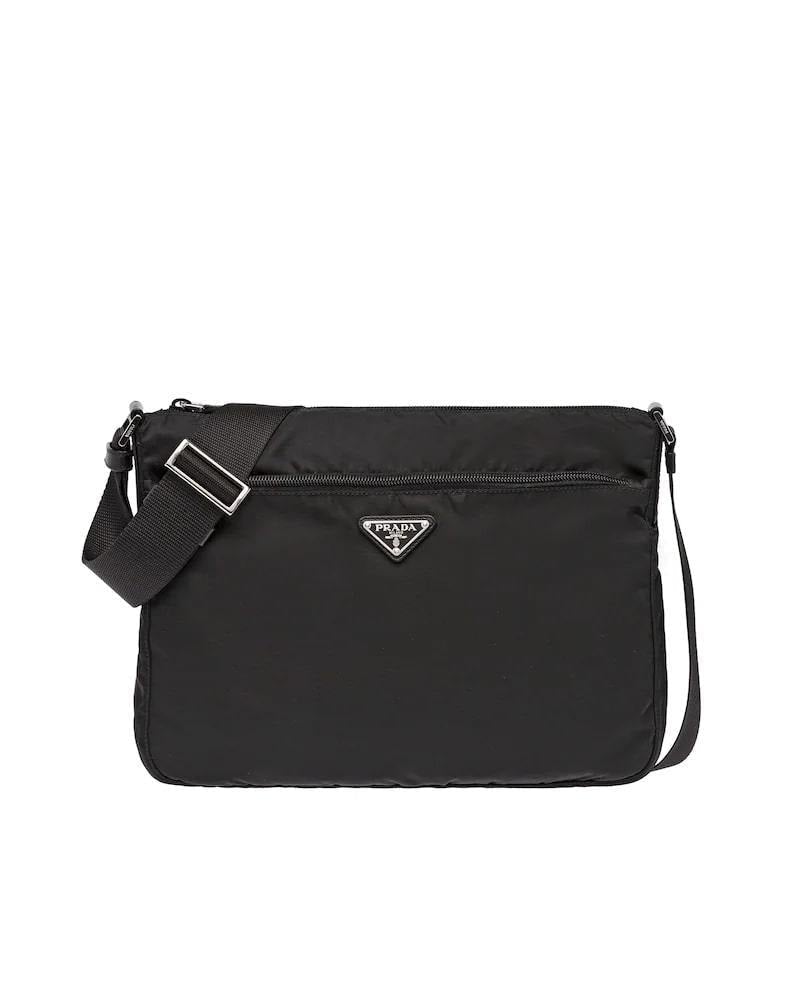 Prada Nylon Shoulder Bag, Adjustable Strap, Zipper