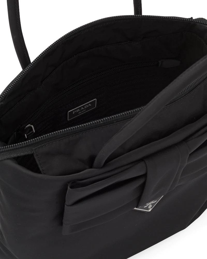 Prada Nylon Bow Bag, Luxury Handbag, 23.5cm Height