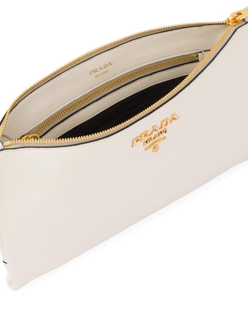 Prada Leather Shoulder Bag, Calf Leather, 30cm Width