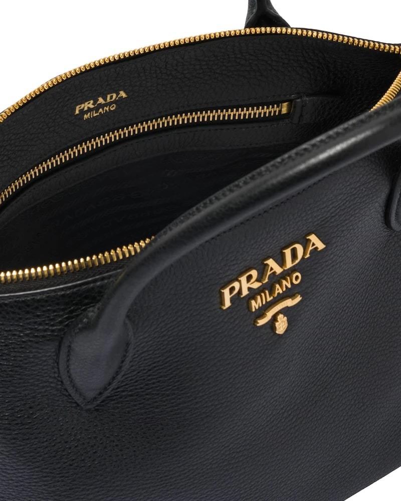 Designer Style Leather Handbag, Prada Shoulder Strap