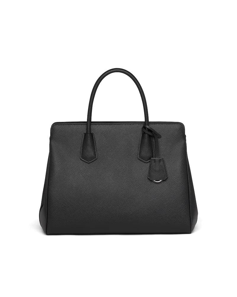 Prada Saffiano Handbag, Medium Leather, Structured Design
