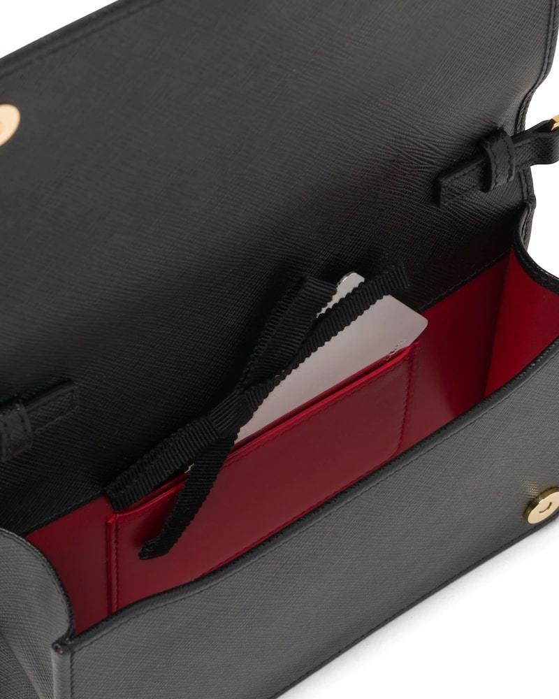 Prada Saffiano Mini Bag, Leather Shoulder Strap, Compact