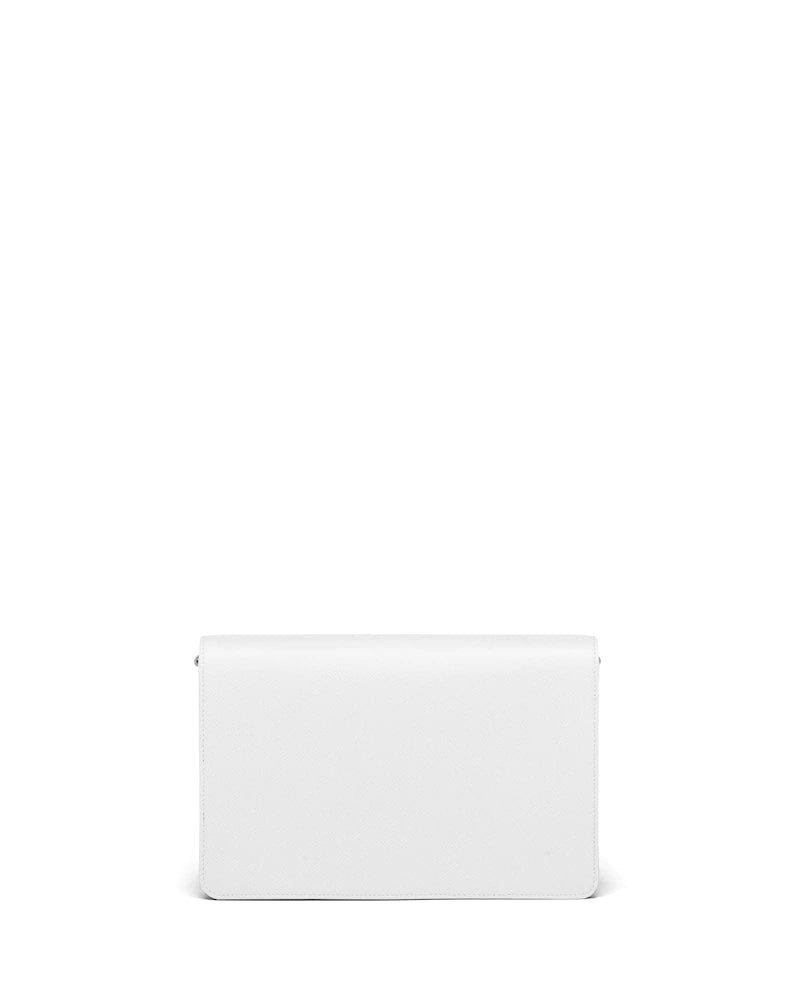 Prada Saffiano Mini Bag, Leather Shoulder Strap, Chain