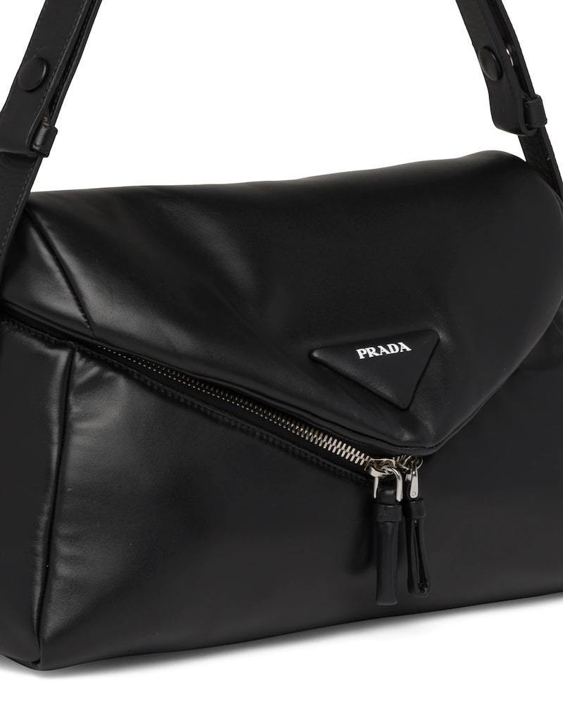 Prada Padded Nappa Bag, Signaux Shoulder, Leather Flap