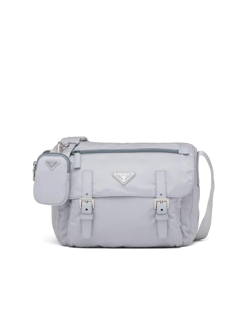 Prada Re-Nylon Bag, Shoulder, Detachable Pouch, 27cm