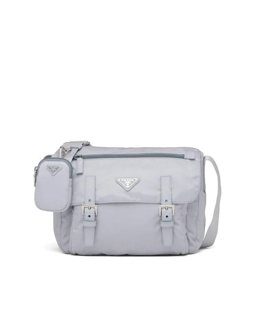 Prada Re-Nylon Bag, Shoulder, Detachable Pouch, 27cm