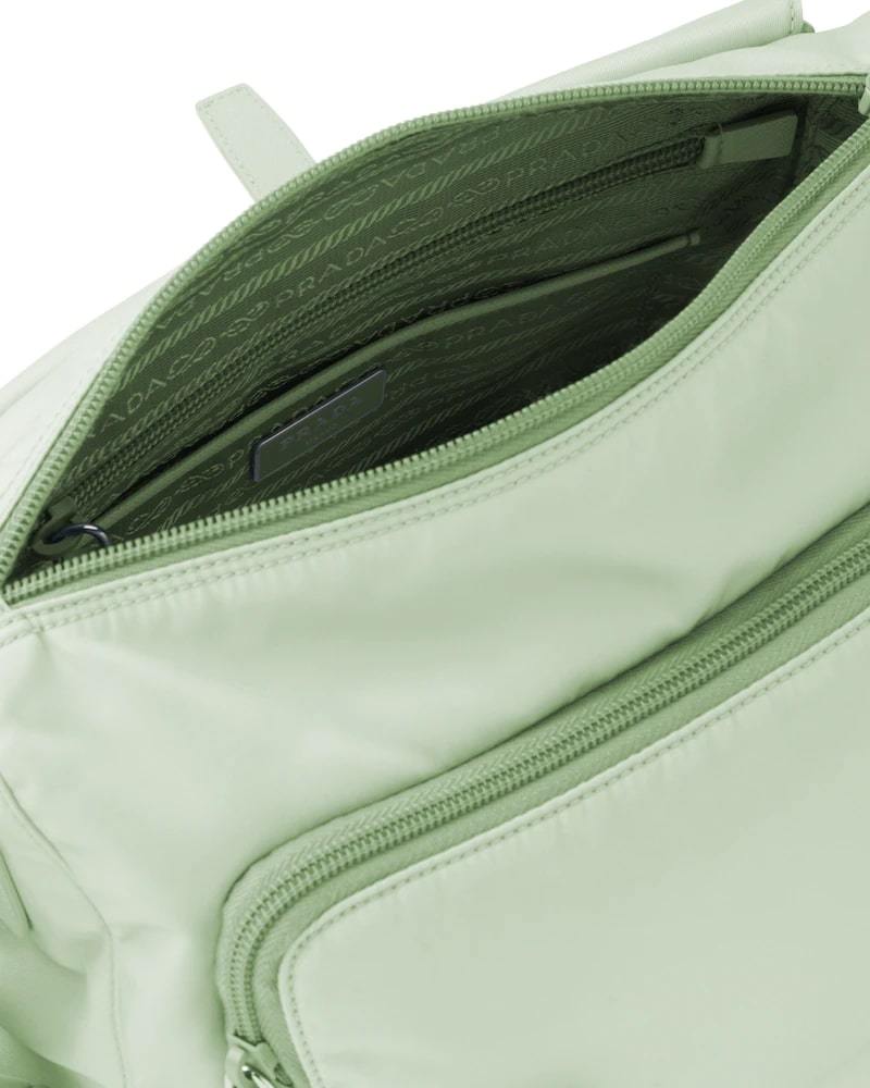 Prada Re-Nylon Bag, Shoulder, Detachable Pouch, 27cm