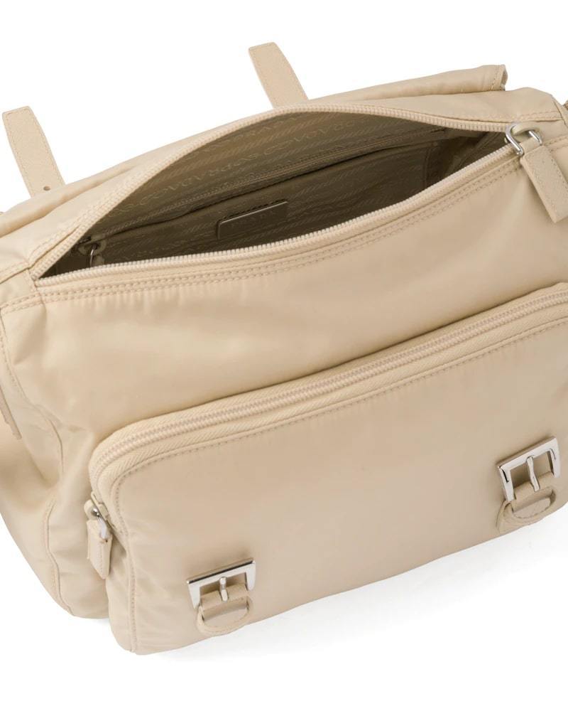 Prada Re-Nylon Bag, Shoulder, Detachable Pouch, 27cm