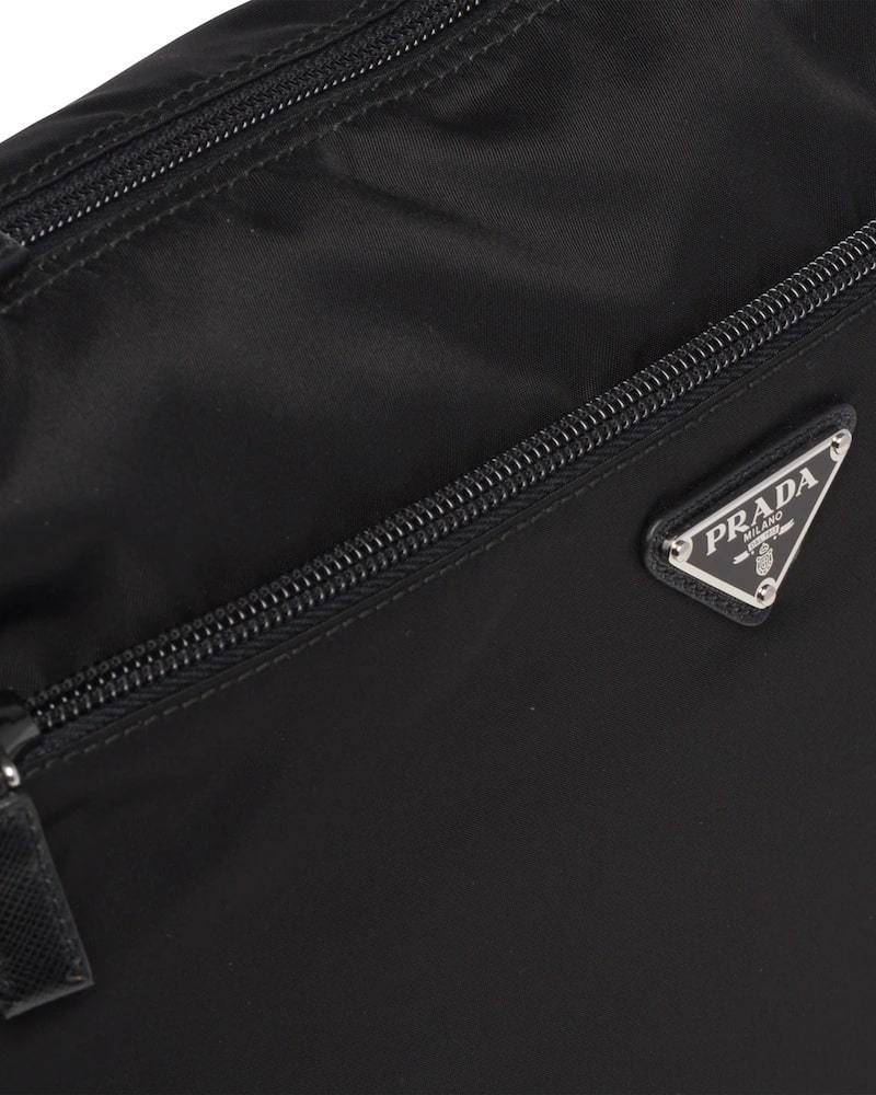 Prada Nylon Shoulder Bag, Adjustable Strap, Zipper