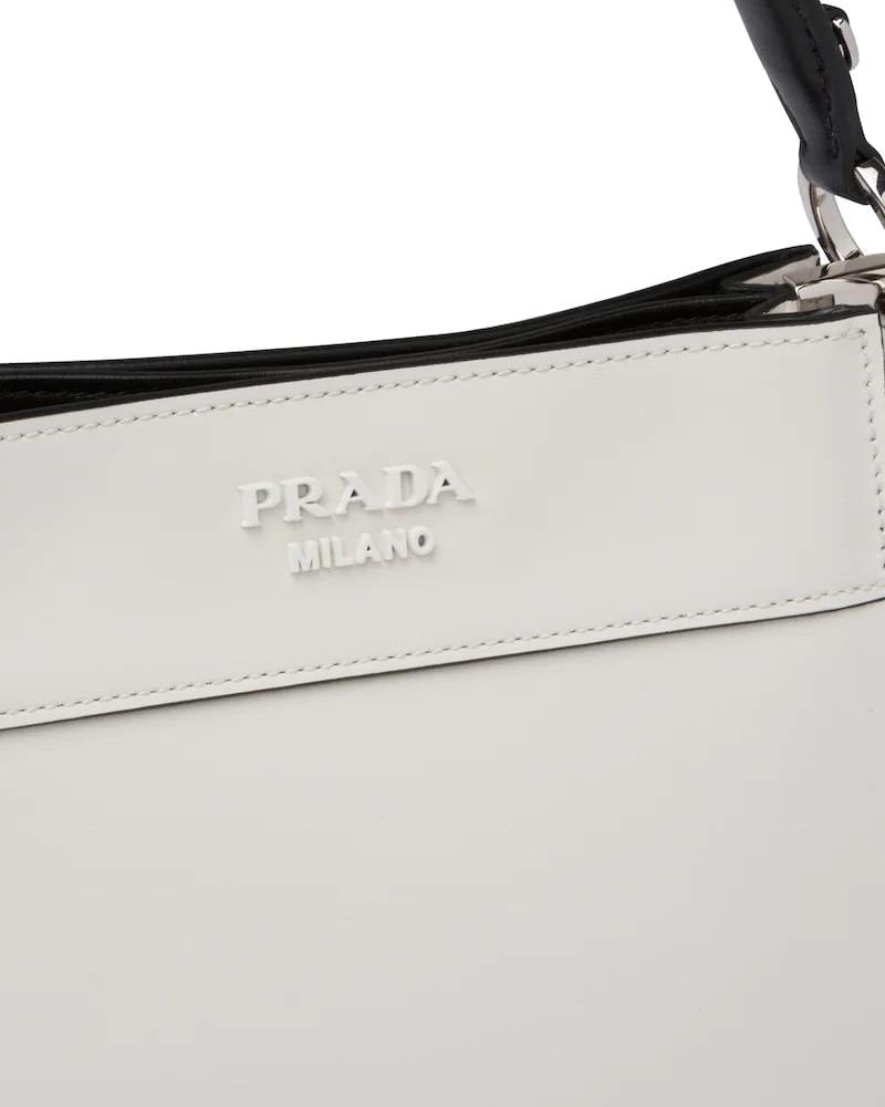 Small Leather Handbag, Prada Margit Bag, 20cm, Nappa Lining