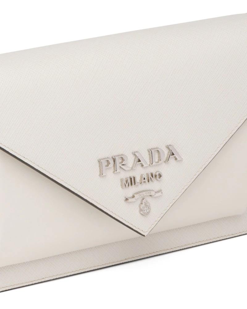 Prada Envelope Bag, Saffiano Leather Mini Crossbody