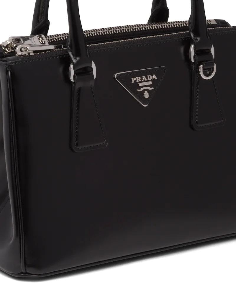 Prada Galleria Small Bag, Brushed Leather, Detachable Strap