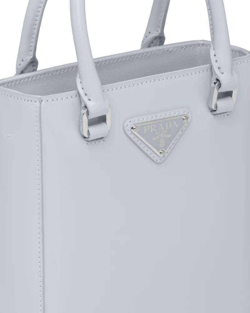 Brushed Leather Tote, Prada Small Square Handbag
