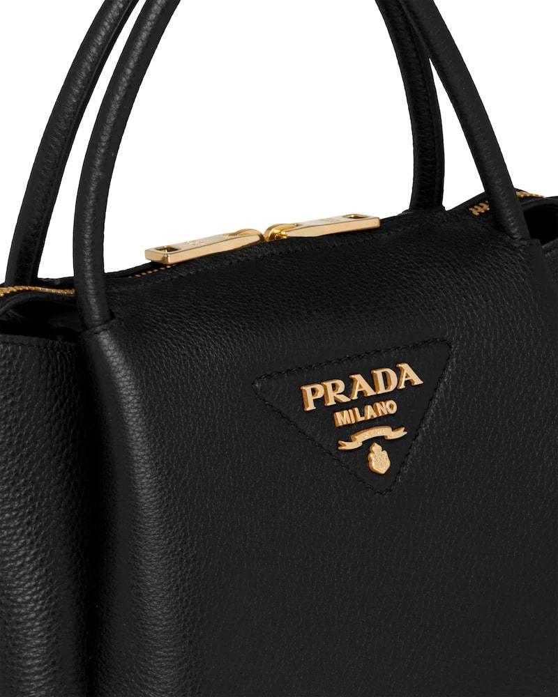 Prada Small Tote, Calfskin Leather Handbag, 23cm