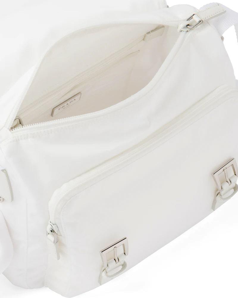 Prada Re-Nylon Bag, Shoulder, Detachable Pouch, 27cm