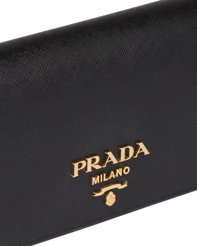 Prada Saffiano Mini Bag, Leather Shoulder Strap, Compact