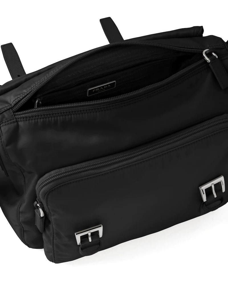 Prada Re-Nylon Bag, Shoulder, Detachable Pouch, 27cm