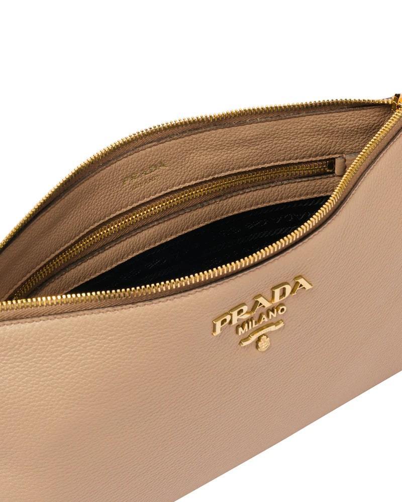 Prada Leather Shoulder Bag, Calf Leather, 30cm Width