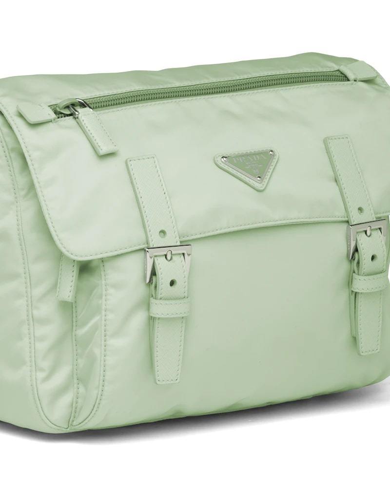 Prada Re-Nylon Bag, Shoulder, Detachable Pouch, 27cm