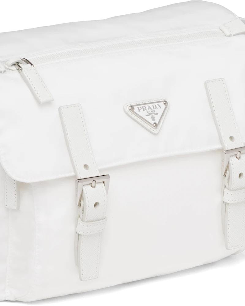 Prada Re-Nylon Bag, Shoulder, Detachable Pouch, 27cm