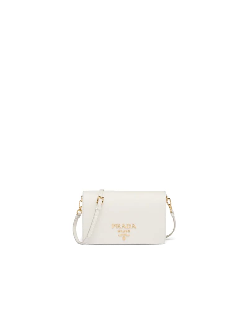 Prada Saffiano Mini Bag, Leather Shoulder Strap, Compact