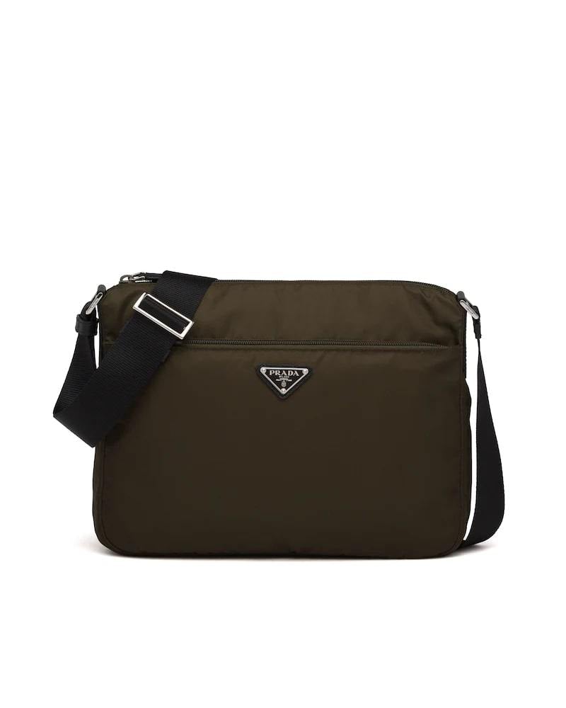 Prada Nylon Shoulder Bag, Adjustable Strap, Zipper