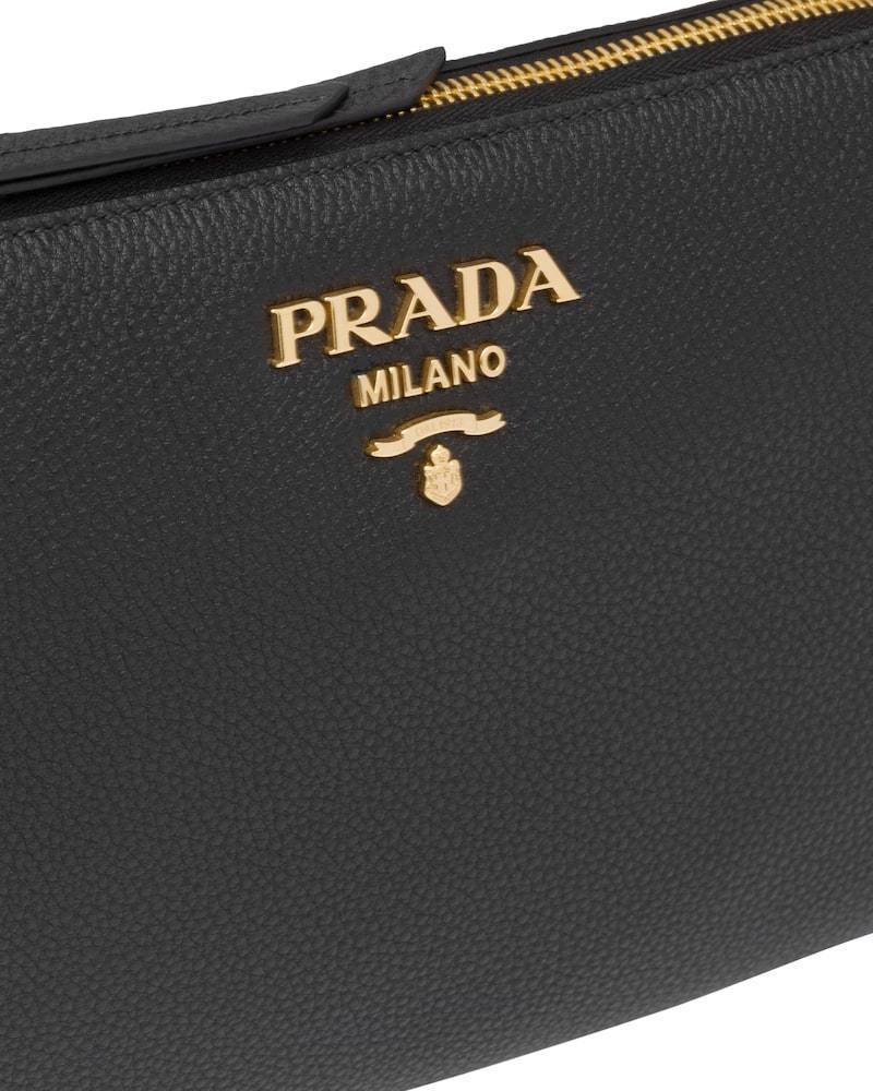 Prada Leather Shoulder Bag, Calf Leather, 30cm Width