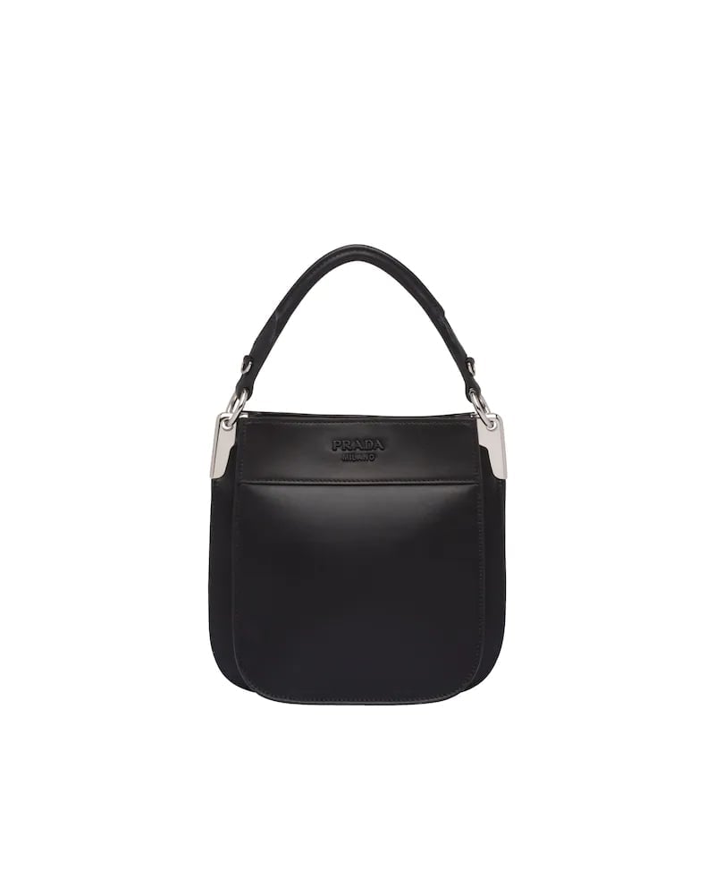 Small Leather Handbag, Prada Margit Bag, 20cm, Nappa Lining