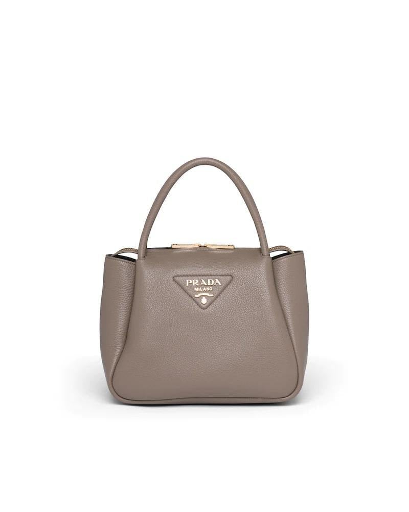 Prada Small Tote, Calfskin Leather Handbag, 23cm