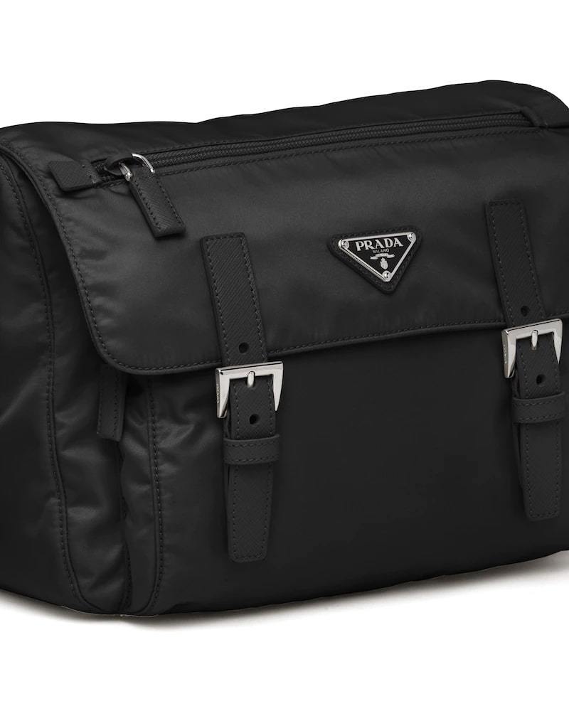 Prada Re-Nylon Bag, Shoulder, Detachable Pouch, 27cm