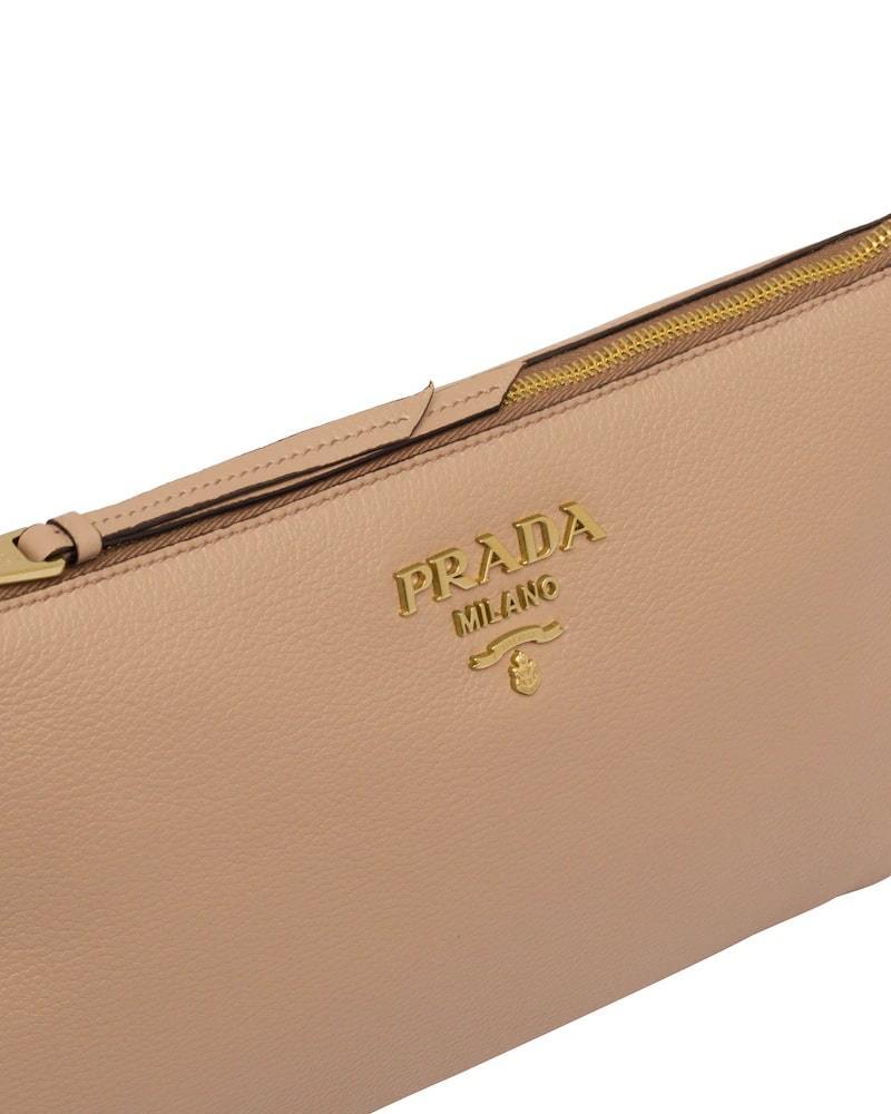 Prada Leather Shoulder Bag, Calf Leather, 30cm Width
