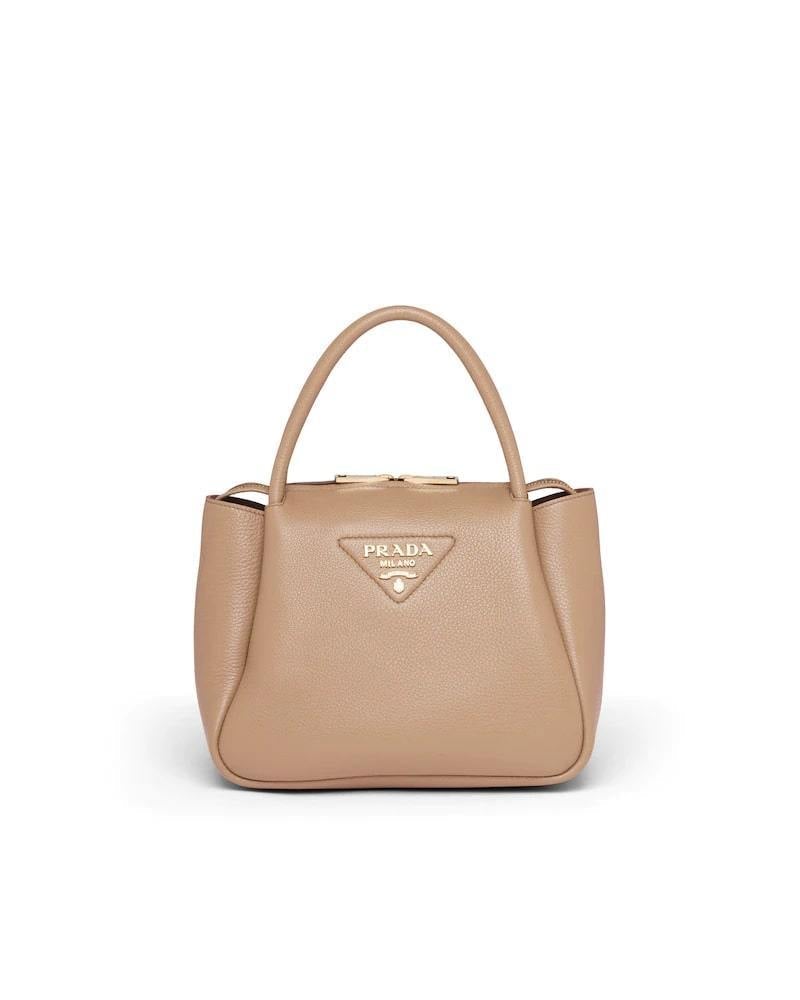 Prada Small Tote, Calfskin Leather Handbag, 23cm
