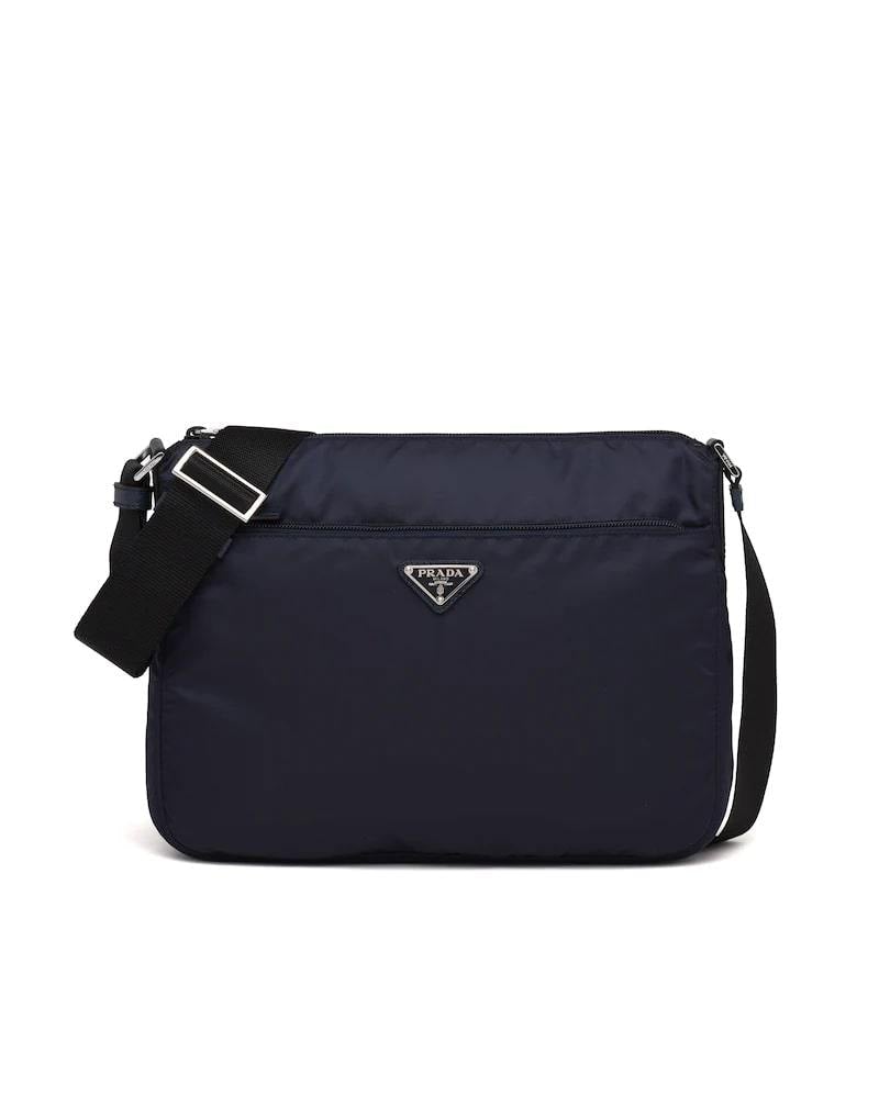 Prada Nylon Shoulder Bag, Adjustable Strap, Zipper