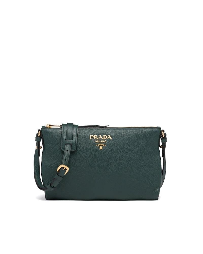 Prada Leather Shoulder Bag, Calf Leather, 30cm Width