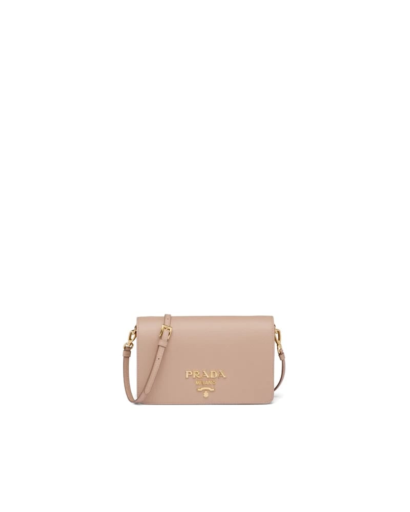 Prada Saffiano Mini Bag, Leather Shoulder Strap, Compact