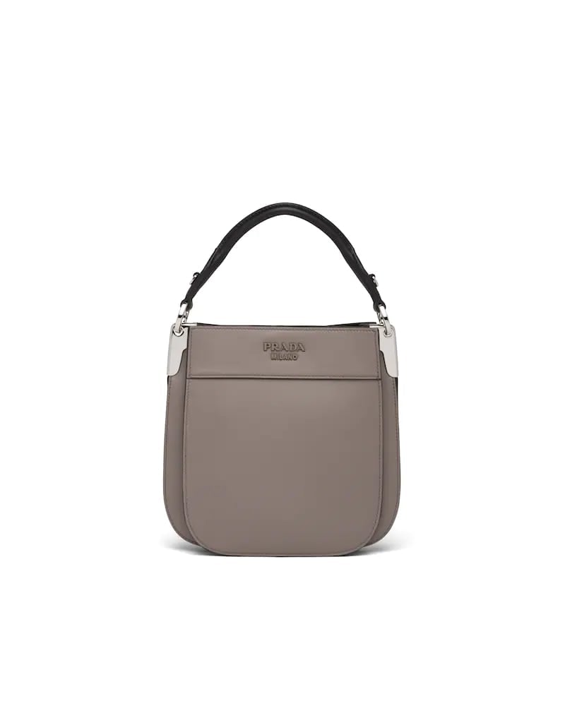 Small Leather Handbag, Prada Margit Bag, 20cm, Nappa Lining