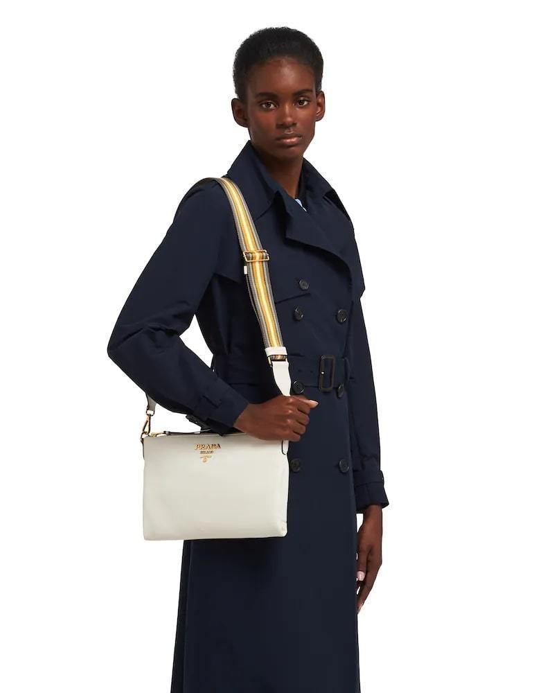 Prada Leather Shoulder Bag, Calf Leather, 30cm Width
