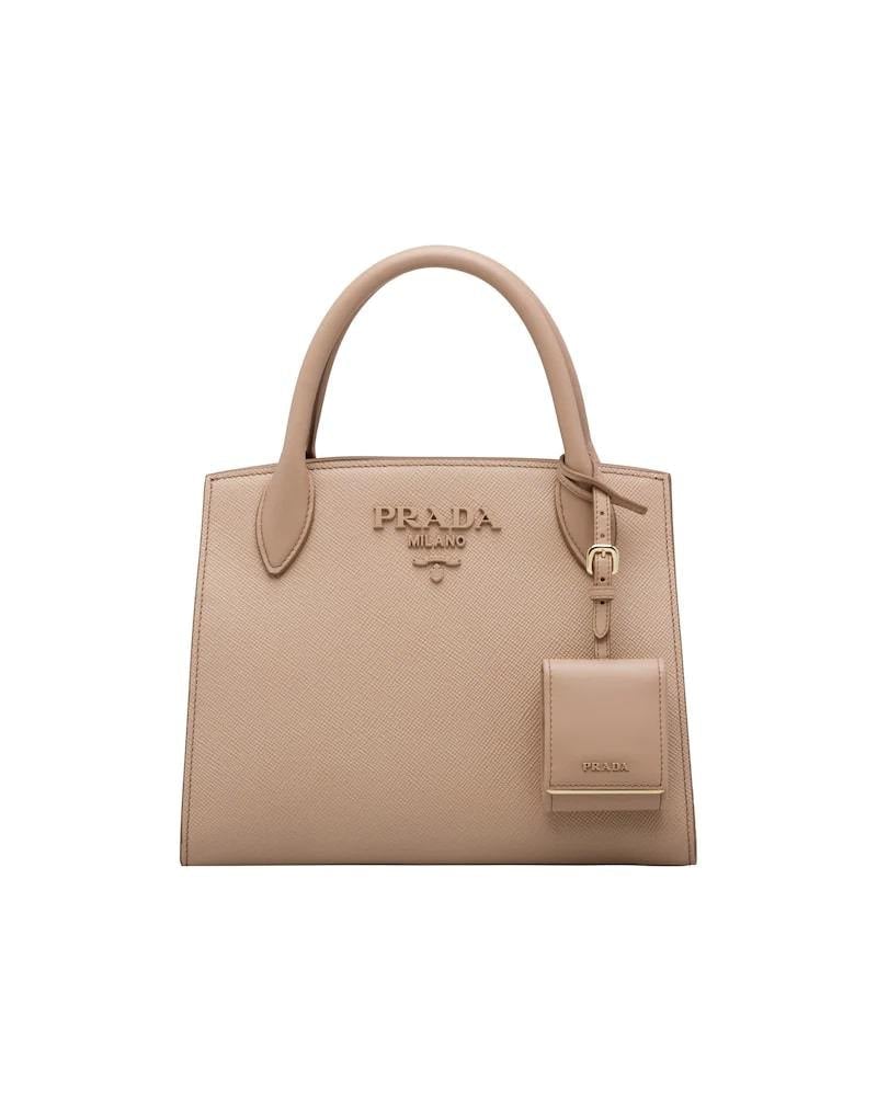 Prada Saffiano Monochrome Bag, Small Leather, Gold Hardware
