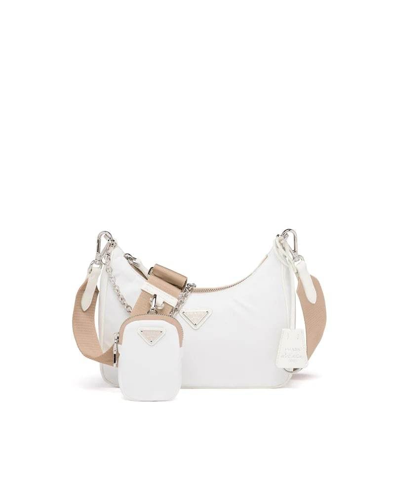 Prada Re-Edition 2005 Bag, Re-Nylon Shoulder, Saffiano Trim