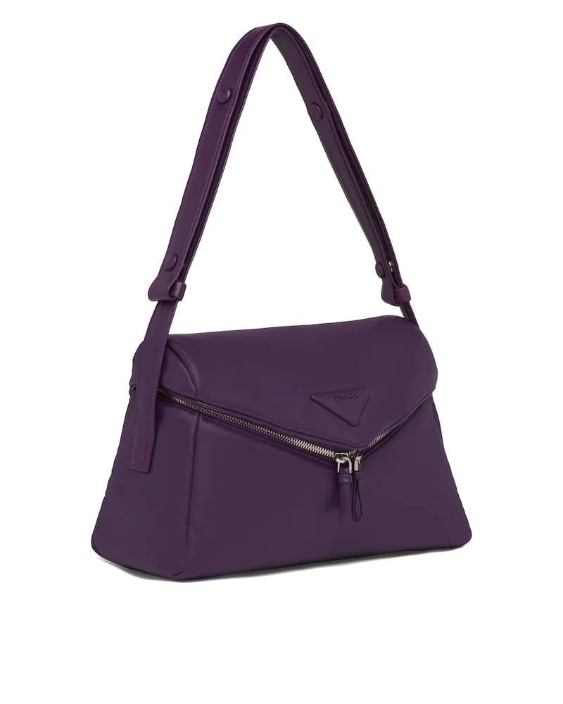 Prada Padded Nappa Bag, Signaux Shoulder, Leather Flap