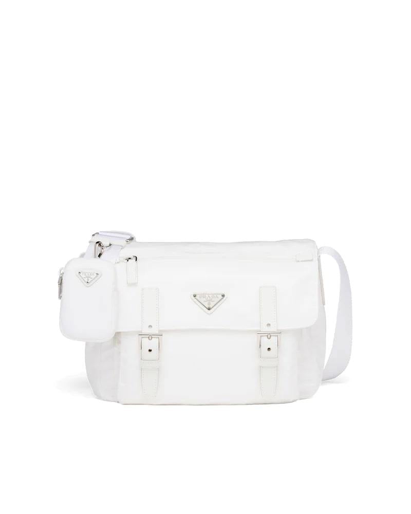 Prada Re-Nylon Bag, Shoulder, Detachable Pouch, 27cm