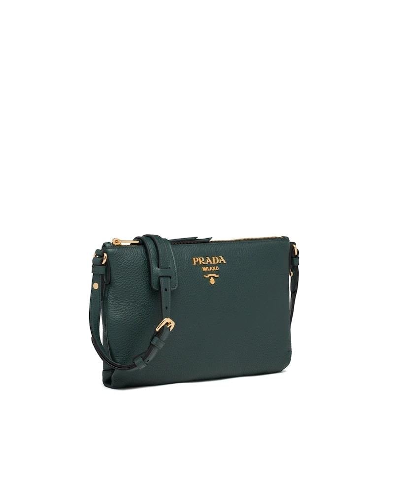 Prada Leather Shoulder Bag, Calf Leather, 30cm Width